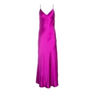 DANNIJO FUCHSIA SLIP DRESS